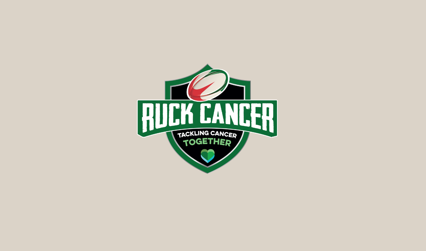 Ruck Cancer logo beige background